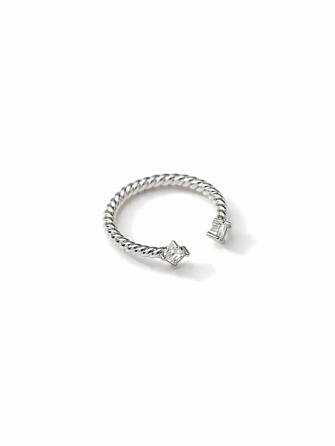 Twisted Open Ring｜Sterling Silver
