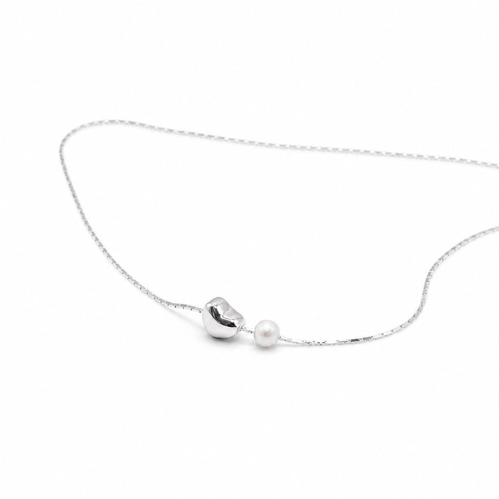 Pearl Heart Necklace