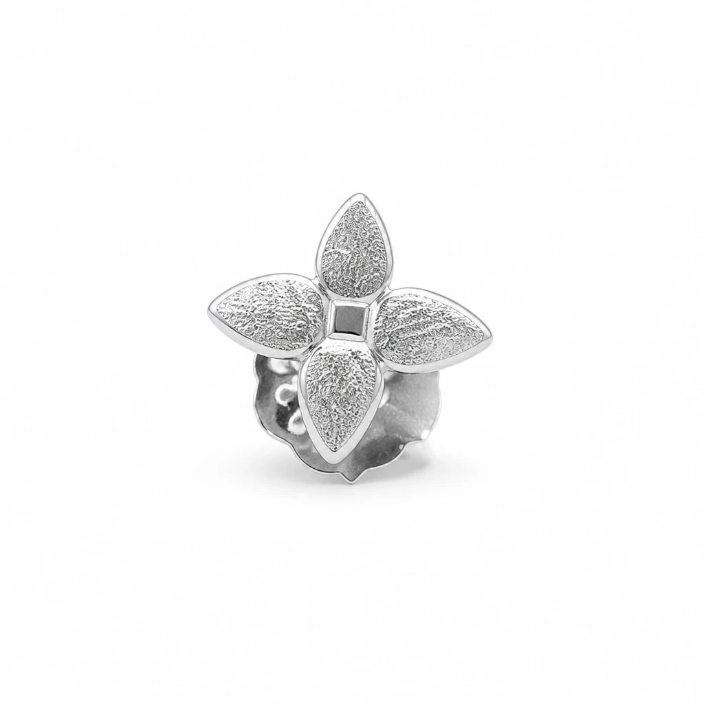 Boucles d'oreilles clous pétales de fleurs
