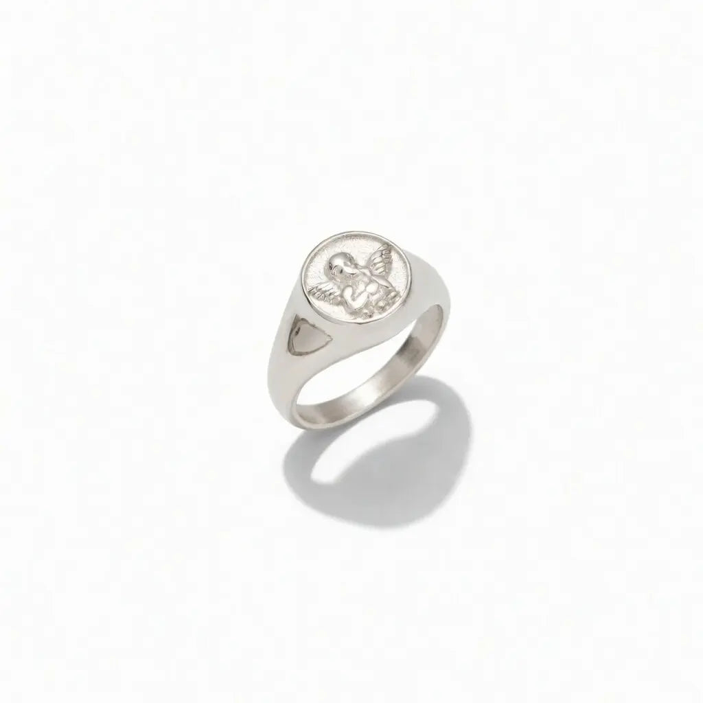 Angel Ring - Minimalist Metal Design