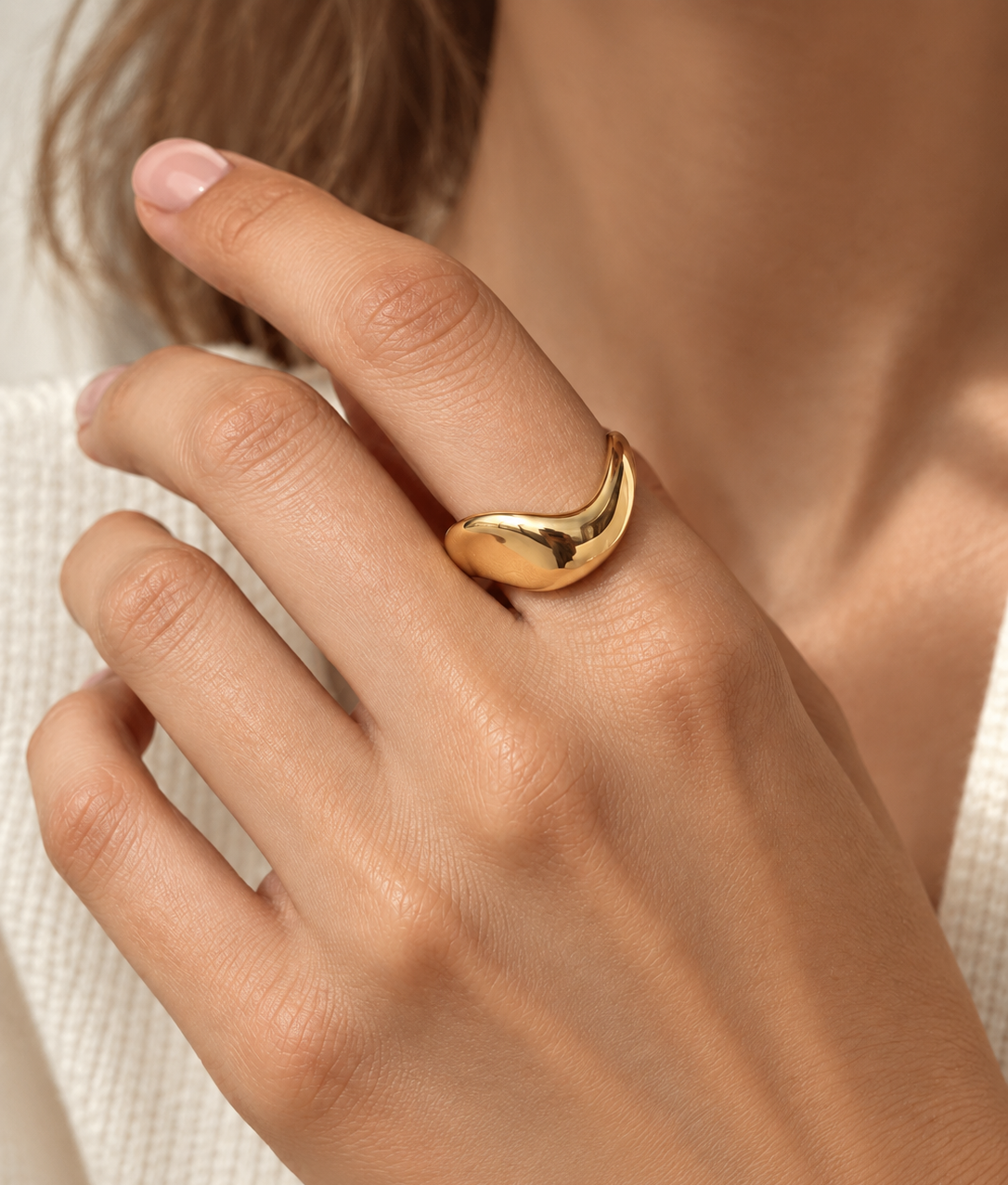 Sculpted Dome Ring