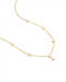 Clover Moissanite Station Necklace