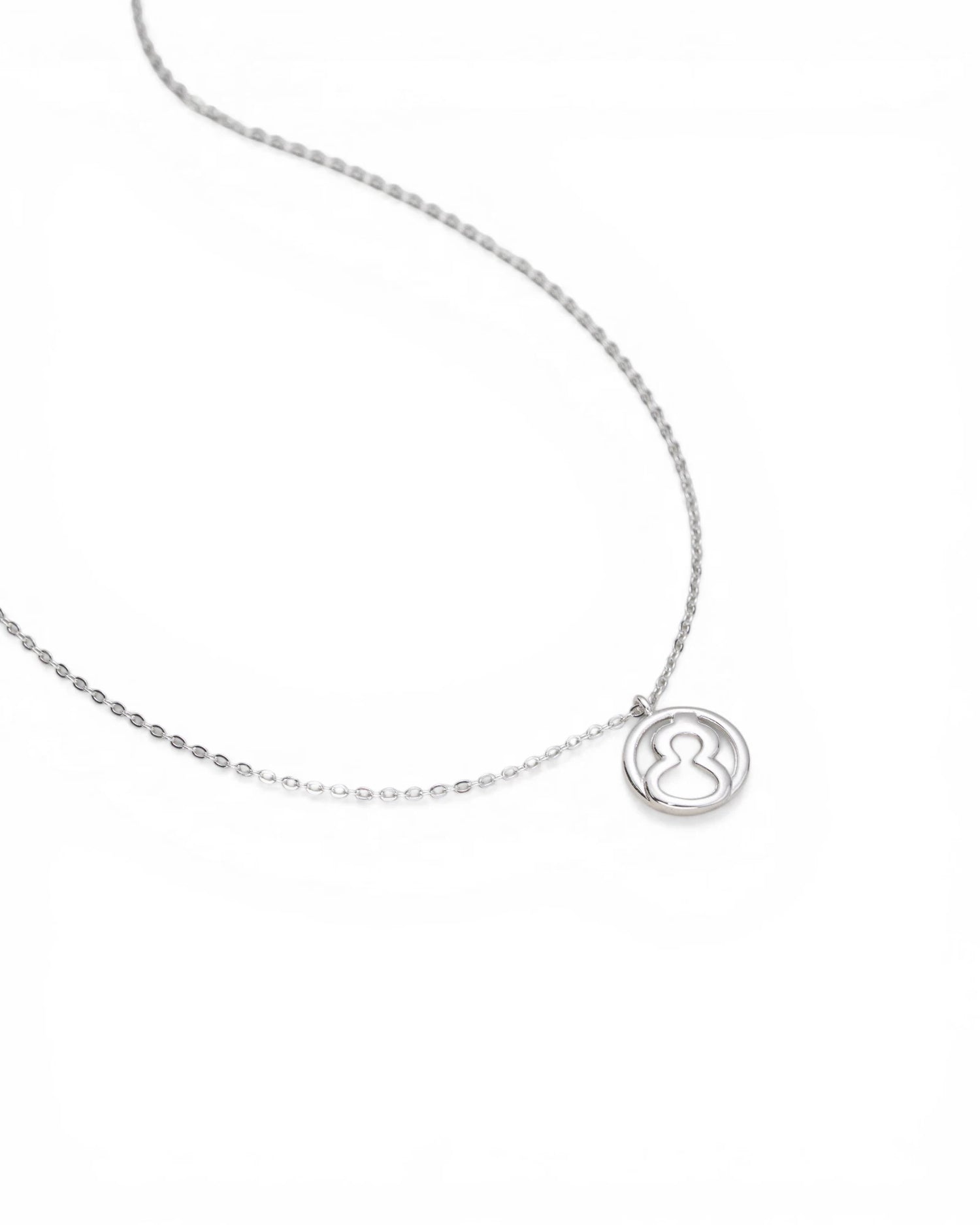 Minimalist Silver Pendant Necklace