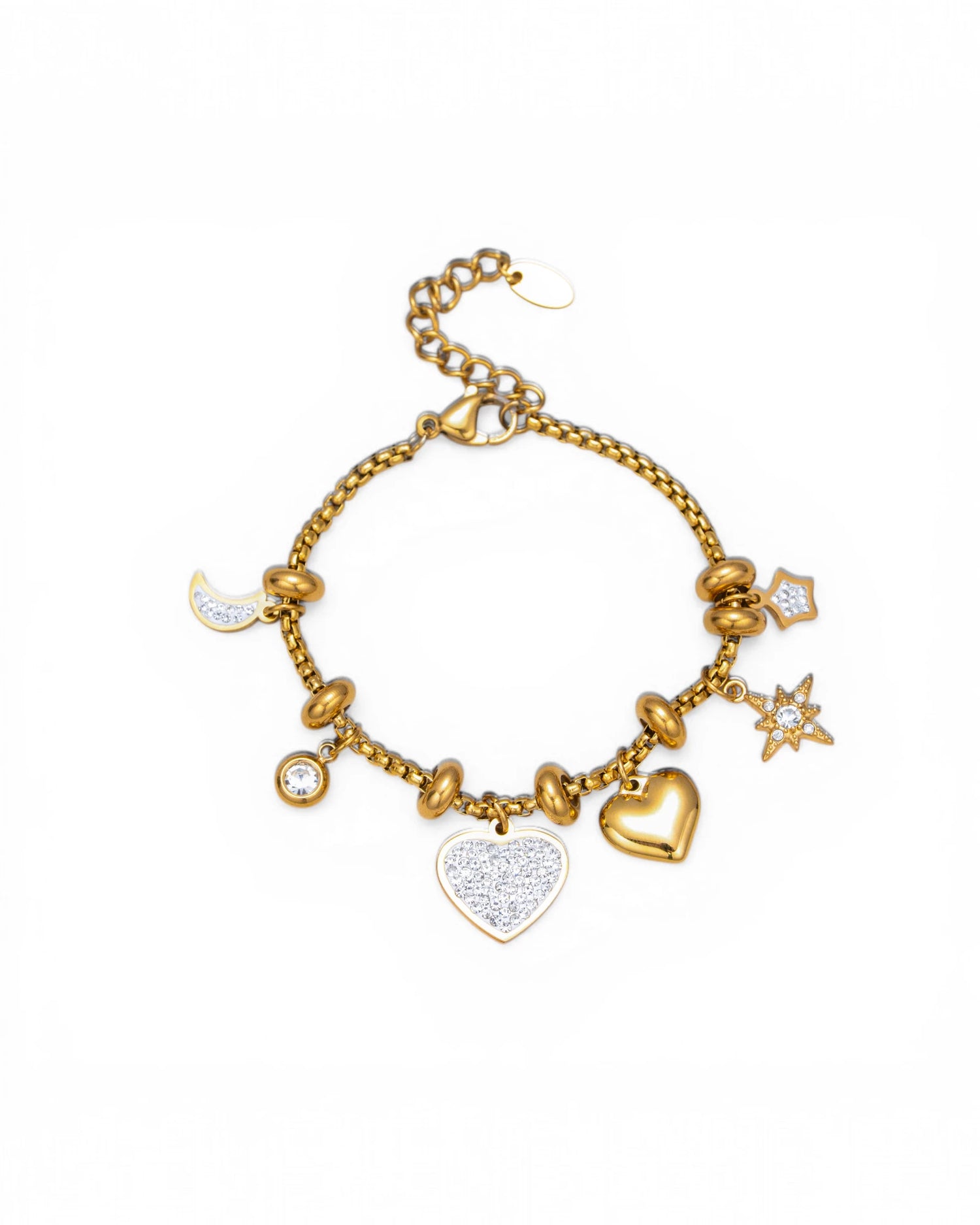 Zircon Charm Bracelet