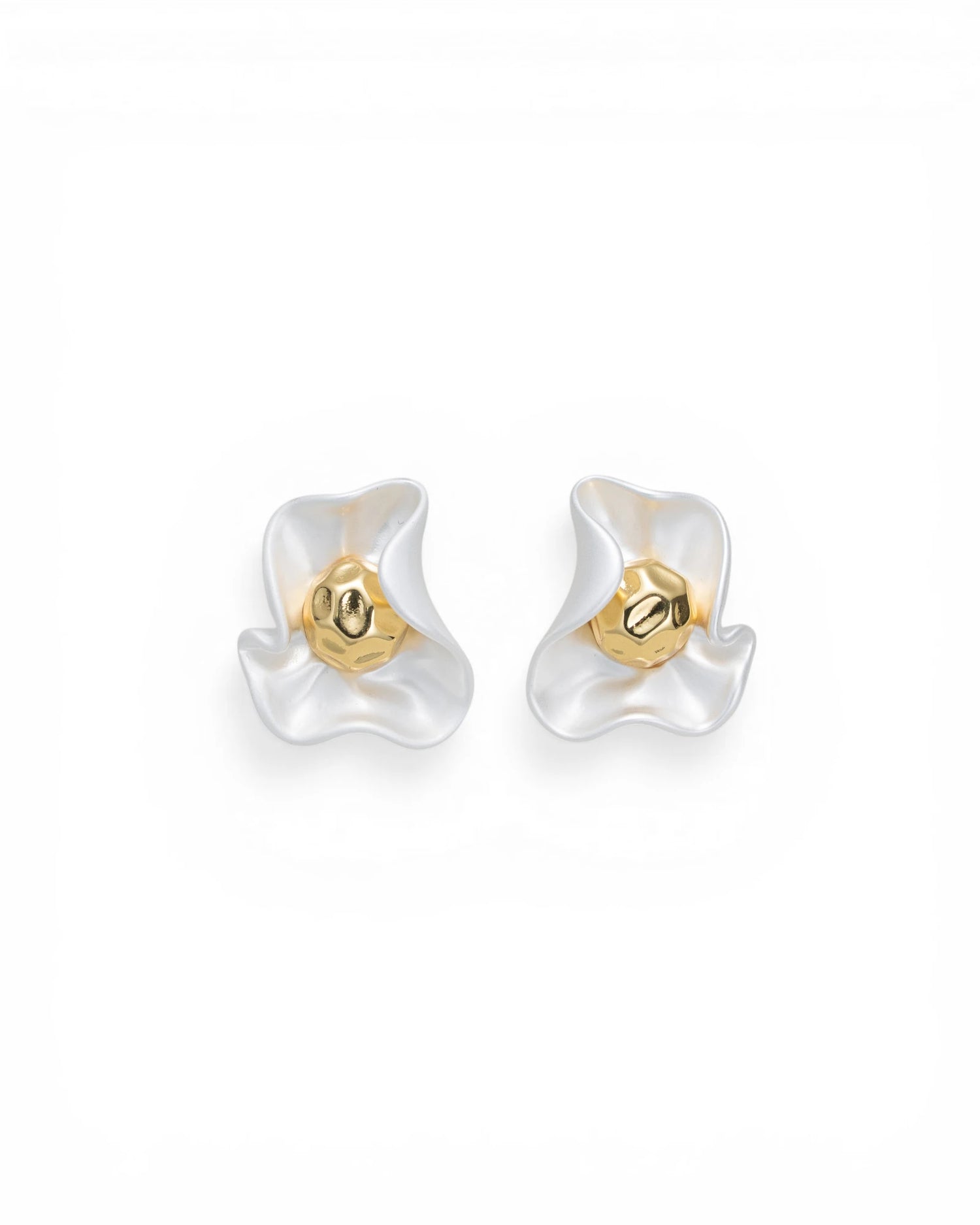 White Stud Earrings for Women