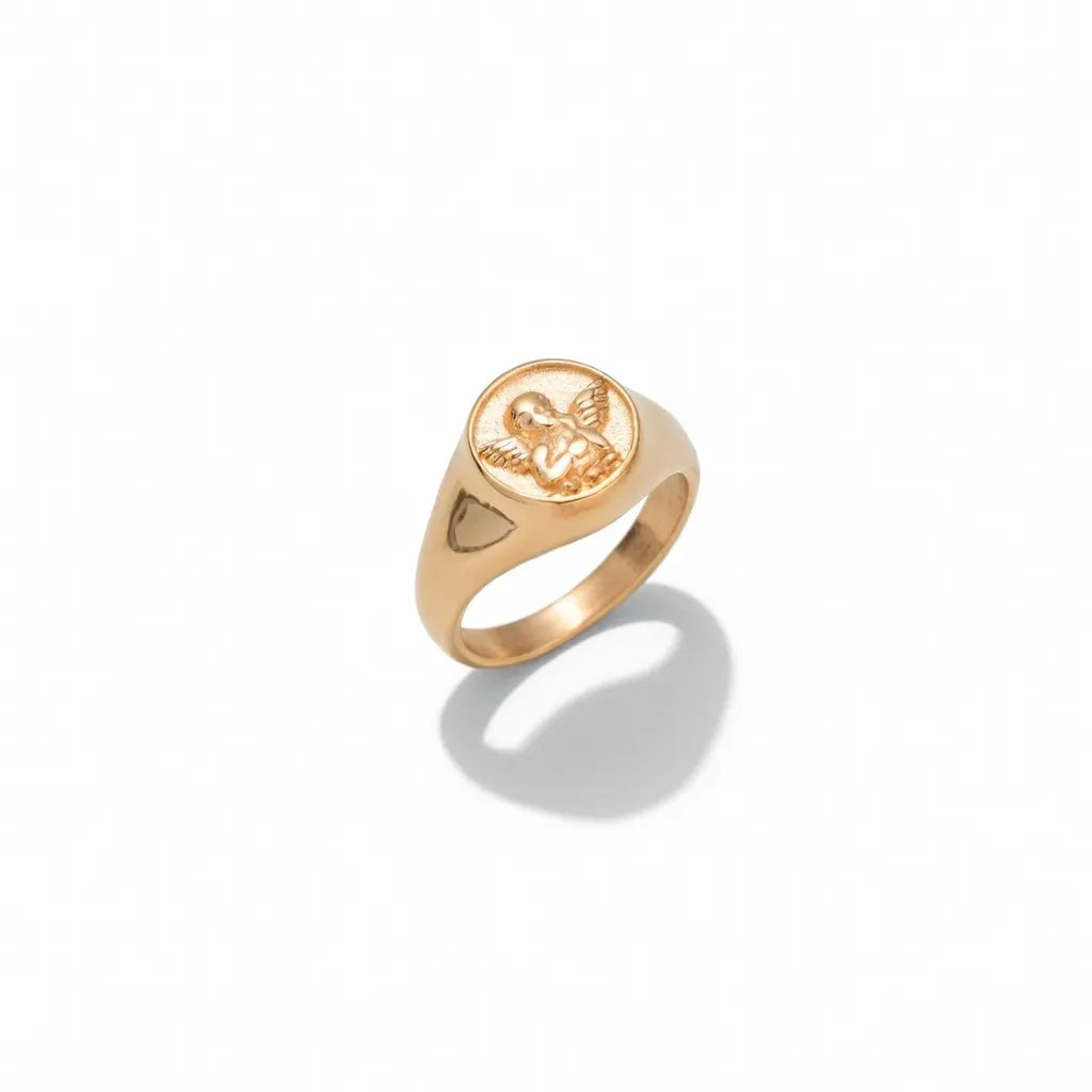 Angel Ring - Minimalist Metal Design