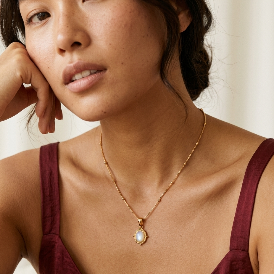 Collier Sea Echo | Argent Sterling Plaqué Or 18 Carats