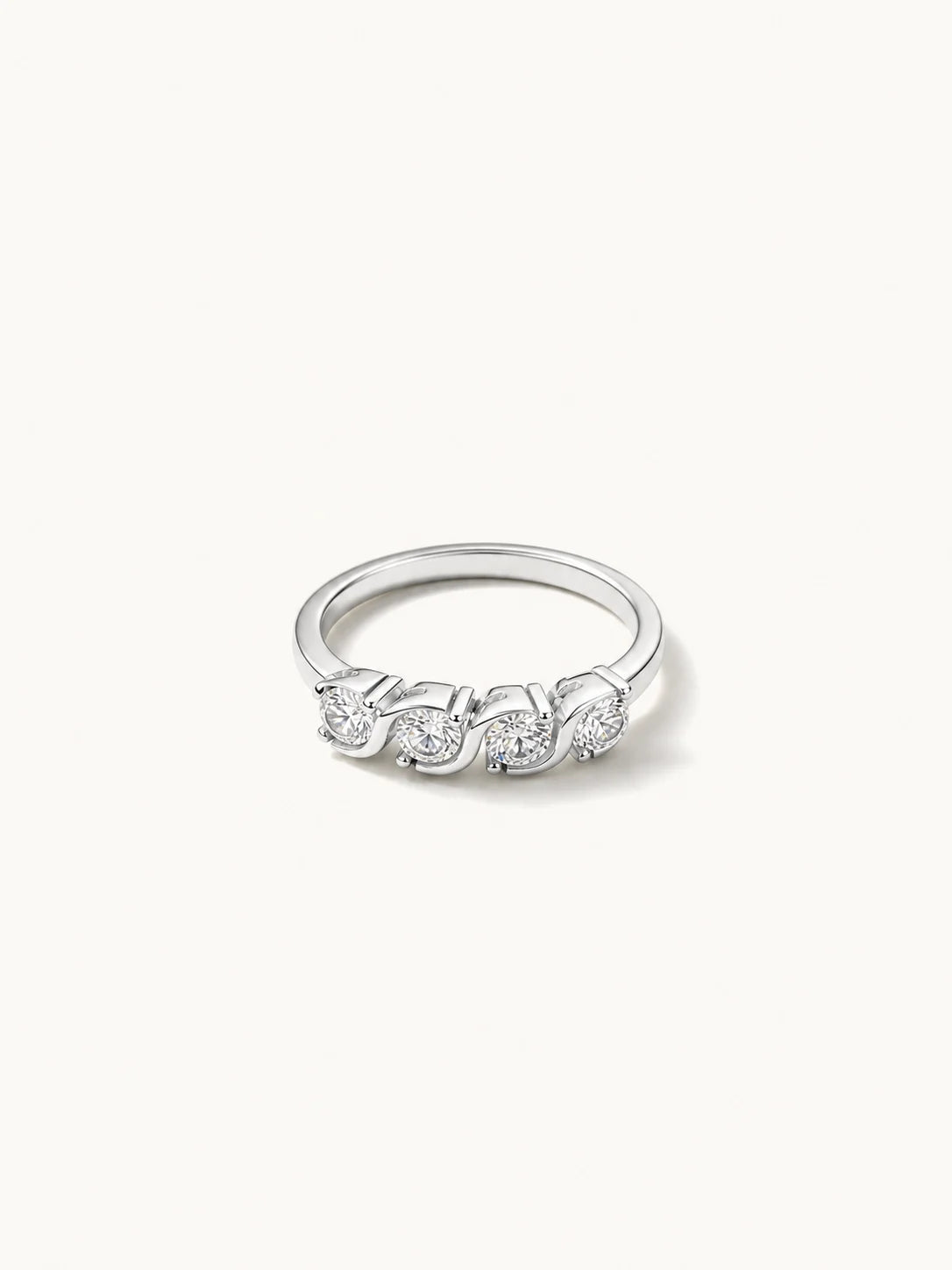Four-Stone Stacking Ring