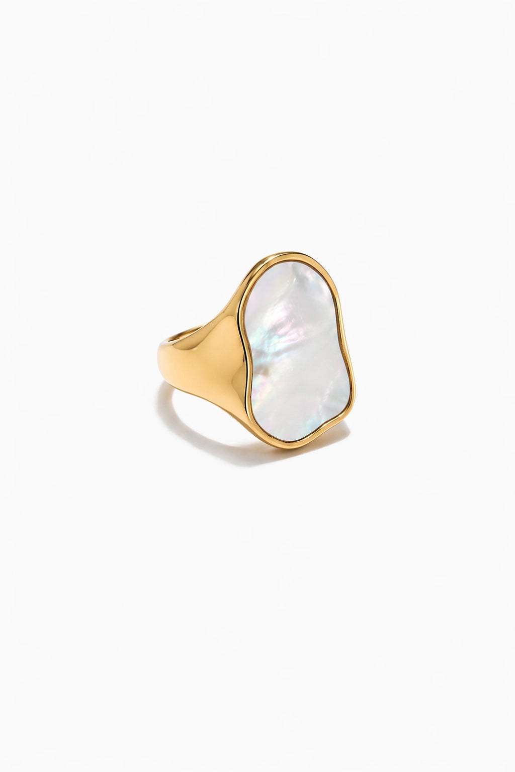 Mother of Pearl Organic Ring