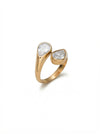 Gemini Intertwined Zircon Ring
